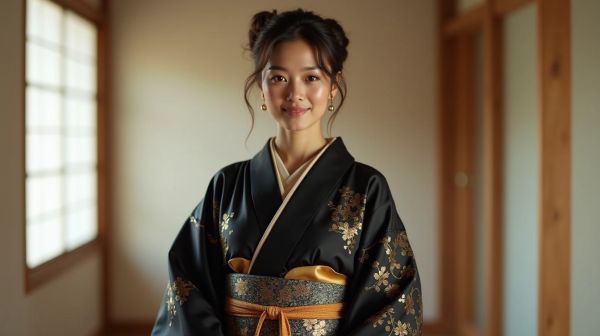 Un incontournable pour un look Japonais : la veste kimono noir